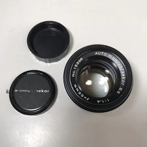 Auto Mamiya Sekor 55mm f/1.4 ES Lens manual bayonet XTL ES mount - Picture 1 of 20