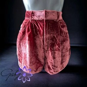 Free People Velvet Shorts Sky's The Limit Size XS - Picture 1 of 6