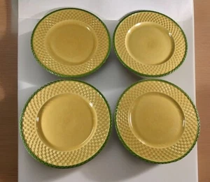 4 PFALTZGRAFF Circle of Kindness Green/Gold 11” Plates Jana Kolpen/Mary Tiegreen - Picture 1 of 8