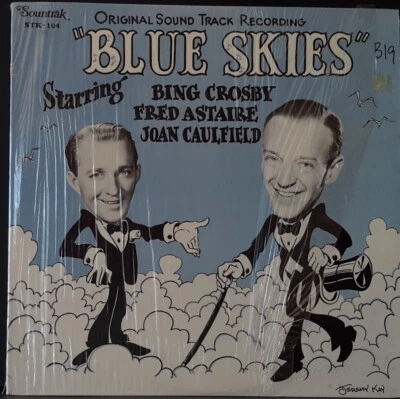 BLUE SKIES - SOUNDTRACK 1976 SOUNTRAK STK 104 US LP BING CROSBY & FRED ASTAIRE - Image 1 of 3