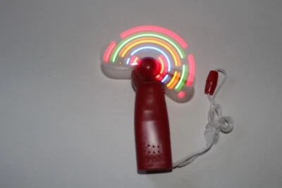 Matrix Mini Fan with 32 Different Flashing Color Patterns - Image 1 of 3