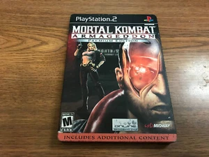 Mortal Kombat Armageddon Premium Edition Steelbook PS2 Game - Bild 1 von 9