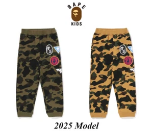 A Bathing Ape Kids Sweatpants 2025 Model 1ST CAMO Pattern Various PATCH PRINT JP - Picture 1 of 10