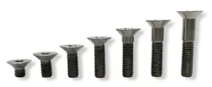M8 Titan Flachkopf Senkbolzenverschluss (10, 15, 20, 25, 30, 35, 40 mm) - Bild 1 von 8