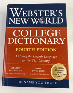Websters New World College Dictionary 4th Edition - Picture 1 of 17