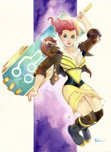 Red from Transistor PS4 by Joe Pekar Original Art Commission Sketch 11x15 - Picture 1 of 1