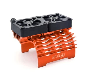 Surpass Alloy Heatsink with Dual Cooling Fans for 56mm O.D. Size Motors - Picture 1 of 1