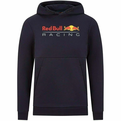 Red Bull Racing F1 Kids Pull Over Hooded Sweatshirt- Youth Navy Cover