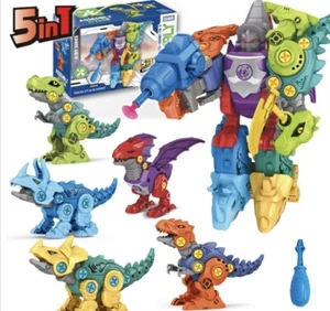 Dinosaur Toys for 3 4 5 6 7 Year Old Boys, Take Apart Dinosaur Toys for Kids 3-5 - Picture 1 of 3