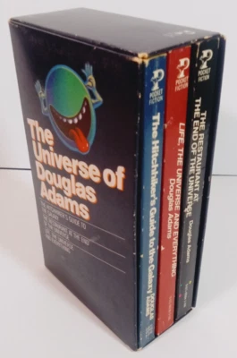 The Universe of Douglas Adams 3 Vol Paperback Box Set Hitchiker's Guide 1980's - Image 1 of 4