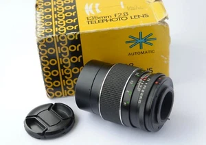 SOLIGOR 135mm f2.8 Telephoto Lens M42 fitting Boxed #266 - Picture 1 of 4