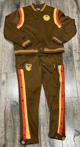 Big 3 Basketball Bivouac Warm Up Suit Pants Jacket XL Large Varsity Snaps - Picture 1 of 10
