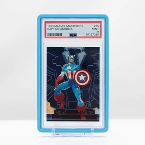 Marvel 1993 Marvel Masterpieces Captain America #15 PSA 9 - Picture 1 of 4