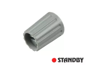 2pcs Classic collet knob ø 10 mm glossy gray, ELMA 020-2310, Shaft 4mm, ROHS - Imagen 1 de 3