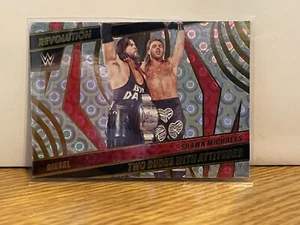 2022 PANINI REVOLUTION WWE TWO DUDES WITH ATTITUDES DIESEL~SHAWN MICHAELS GROOVE - Picture 1 of 2