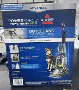 Bissell Pet Carpet Cleaner Scrub Brush Upright Shampooer Machine Power Force New - Picture 1 of 10