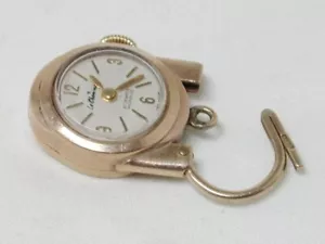 9ct Gold Padlock Charm Watch / Pendant Vintage 1960's 22731. Rare To Find - Picture 1 of 7