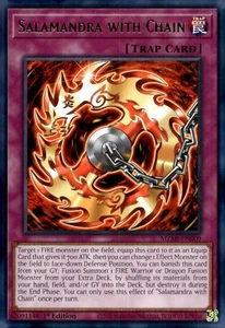 Yu-Gi-Oh! Salamandra With Chain 1st Ed. MZMI-EN009 Rare NM/LP x1 - Picture 1 of 2