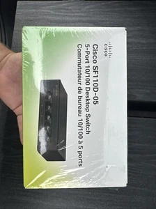 NEU VERSIEGELT Cisco SF110D-05 5 Port Desktop Switch - Bild 1 von 4