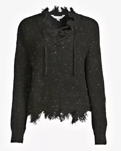 New No Boundaries Juniors Lace Up Chew Sweater Size L(11-13) - Picture 1 of 3