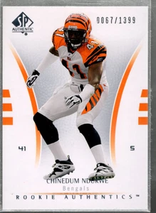 B0364- 2007 SP Authentic #155 Nedu Ndukwe RC /1399 SAMPLE PIC - Picture 1 of 2