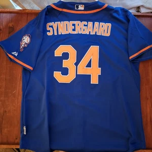 Noah Syndergaard New York Mets MLB Baseball Heim Trikot Genäht 50 XL - Bild 1 von 8