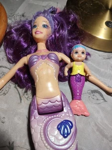 Barbie Fairytopia Mermaidia 2005 Mattel Merissa púrpura cambio de color de cabello bebé - Imagen 1 de 8