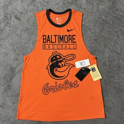 Nike Baltimore Orioles Women’s Shirt Sleeveless Tank NWT S Cooperstown Collect - Image 1 of 4
