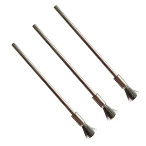 3Pcs Wire Brush Set Stainless Steel For Cleaning Rust Dust And Oxide Layer - Picture 1 of 11