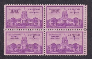 Scott #896 Idaho Statehood Block of 4 Stamps - MNH w/right selvage - Picture 1 of 1