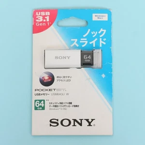 Genuine SONY 64GB USB 3.1 Gen 1 USB Thumb Drive for Windows & Mac USM64GU *NEW* - Picture 1 of 2
