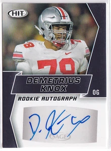 2019 SAGE HIT Autographs Black #A90 Demetrius Knox - Bild 1 von 1