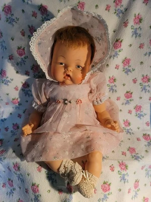 Vintage 1960’s Thumbelina Doll OTT 16 Ideal Corp Approx 16” Works Fine - Image 1 of 4