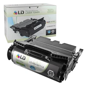 Tóner láser negro de alto rendimiento LD X644H11A para Lexmark X644e X646dte X646 - Imagen 1 de 9