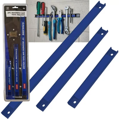 Magnetic Tool Rail Bar Holders. Wall Mounted Tool Organiser for Hanging Tools - Image 1 of 4