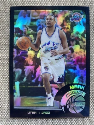 Mark Jackson 2002-03 Topps Chrome #49 Black Refractors /99 Utah Jazz - Image 1 of 3