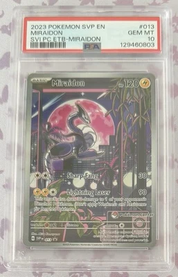 Miraidon 013 💎PSA 10💎 Pokémon Center ETB Promo SVP Scarlet&Violet Pokémon TCG - Image 1 of 2