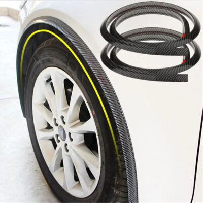 2x 59" Carbon Fiber Color Car Wheel Arch Fender Trim Molding Strip Scuff Guard — 第 1/4 张图片