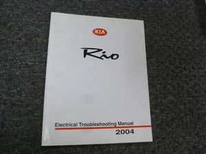 2004 Kia Rio Sedan Wagon Electrical Wiring Diagrams Manual Cinco 1.6L - Foto 1 di 1