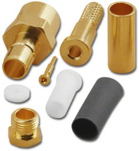 SMB-2801, SMB Female Crimp/Solder Jack for RG-174/U & RG-316/U Cable - Picture 1 of 1