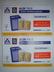 ZWILLINGSNUMMERN ***3108 + ***3109 !! - 2 x Aldi Talk Starter-Set à 10 € - Bild 1 von 3