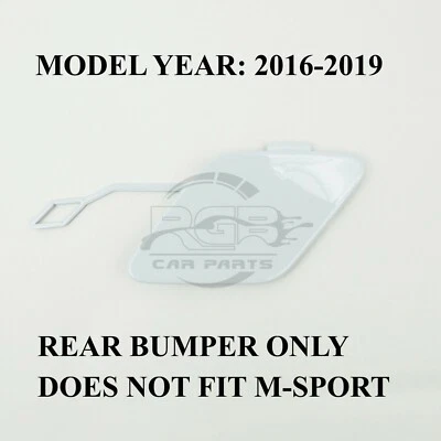 BMW 3er F31 LCI Se rear bumper tow hook cover Remolque Ojo Tapa 15-19 Alpine - Imagen 1 de 4