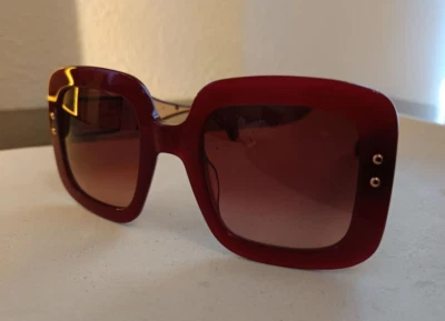 Carolina Herrera Sunglasses In Bordeaux New - Image 1 of 4