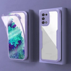360° TPU Soft Case For Samsung S24 S23 S22 Ultra S21 FE A53 Front + Back Cover - Bild 1 von 18