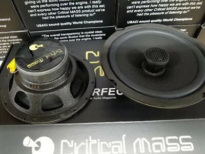CRITICAL MASS 音频 SS6 扬声器 6.5 英寸最佳 2 路 JL 声音 FOCAL $995 — 第 1/4 张图片