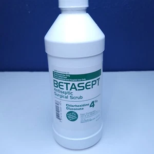 Betasept Antiseptic Surgical Scrub 4% Chlorhexidine Gluconate 32 Ounces 10/2024 - Picture 1 of 6