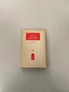 Libro Genesi e struttura della società Giovanni Gentile Mondadori 1954 - Foto 1 di 8