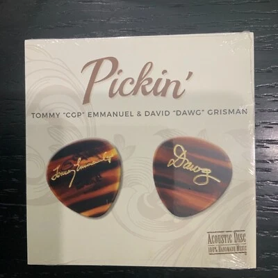 TOMMY "CGP" EMMANUEL & DAVID "DAWG" GRISMAN-PICKIN'-2017 CD-FACTORY SEALED-DIGI Foto 1 de 2