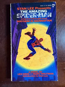 The Amazing Spiderman Mayhem In Manhattan Len Wein 1978 Pbk - Foto 1 di 2