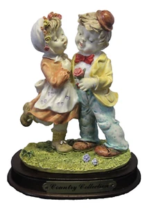 Vintage "Country Collection" Boy and Girl Figurine Statue - Picture 1 of 8
